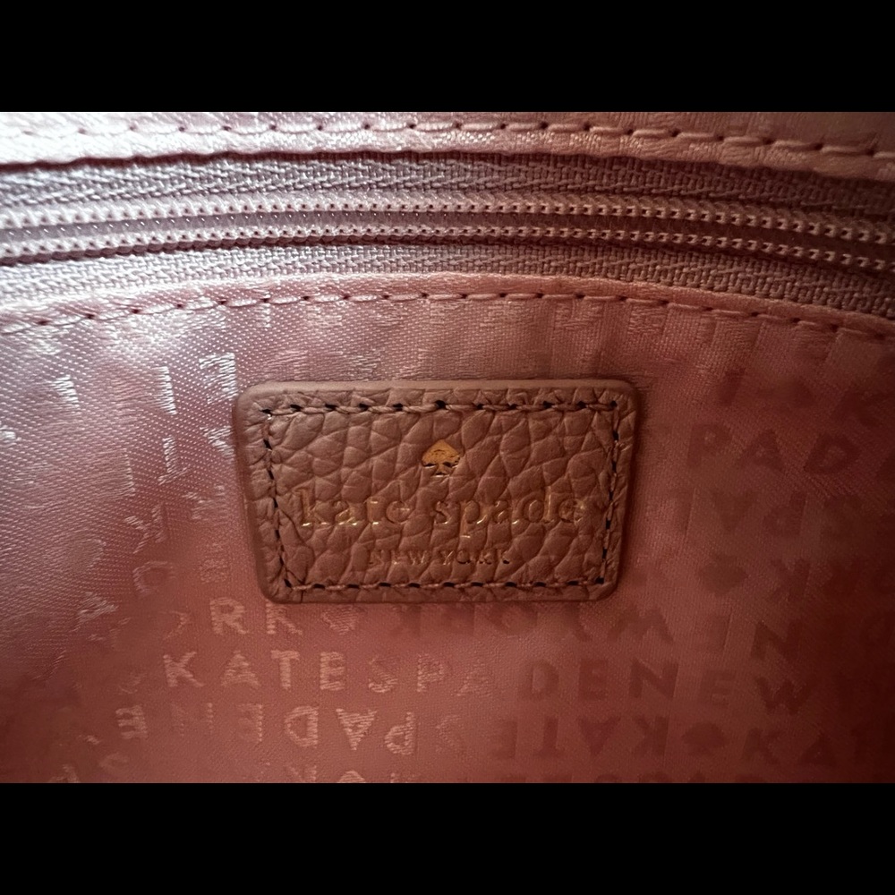 🌹 NWT ~ Authentic PEBBLED LEATHER.                                🌹 BLUSH PINK - Picture 9 of 11